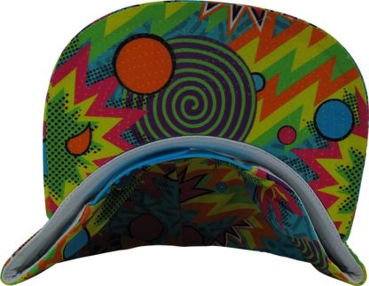 Superman Retro 1980s Colors Explosion Snapback Hat - Image 4