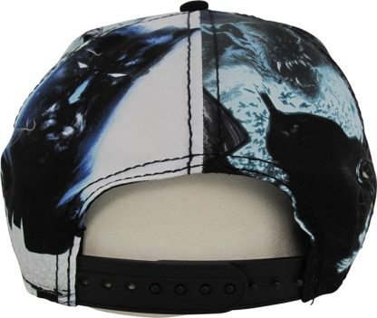 Batman Logo Sublimated Panels Snapback Youth Hat - Image 3