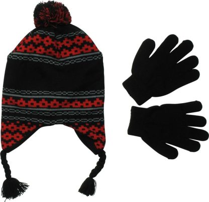 Super Mario Pom Laplander Youth Beanie Gloves Set - Image 2