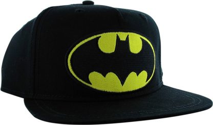 Batman Classic Logo Flatbill Snapback Youth Hat - Image 2