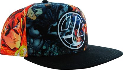 Justice League JL Heroes Panel Snapback Youth Hat - Image 2