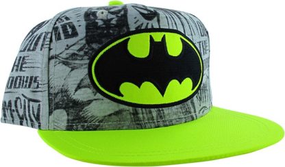 Batman Logo Graffiti Quotes Snapback Youth Hat - Image 2
