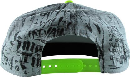 Batman Logo Graffiti Quotes Snapback Youth Hat - Image 3