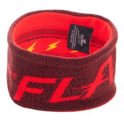Flash Text Logo Reversible Red Headband