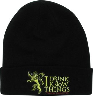 Game of Thrones I Drink & Know Things Cuff Beanie