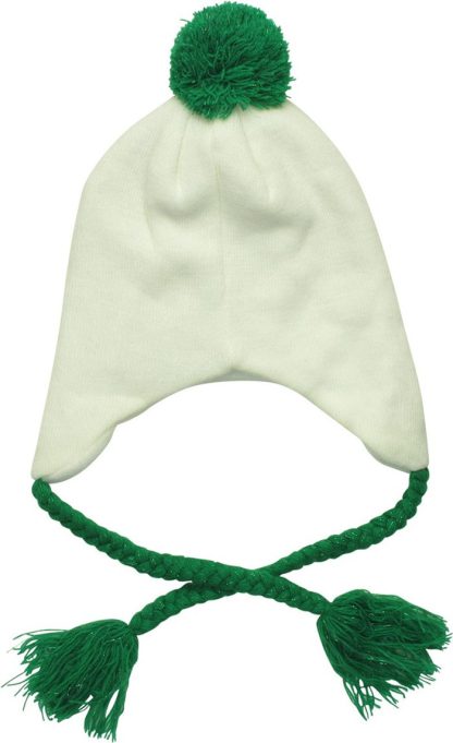 Super Mario 1 Up Pom Tasseled Laplander Beanie - Image 2