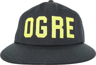 Shrek Stitched OGRE Name Black Buckle Hat