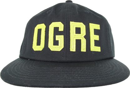 Shrek Stitched OGRE Name Black Buckle Hat