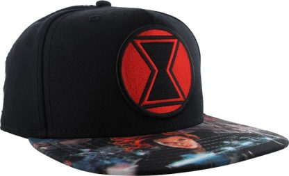 Captain America Civil War Black Widow Logo Hat - Image 2