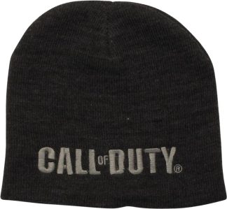 Call of Duty Name Gray Slouch Beanie