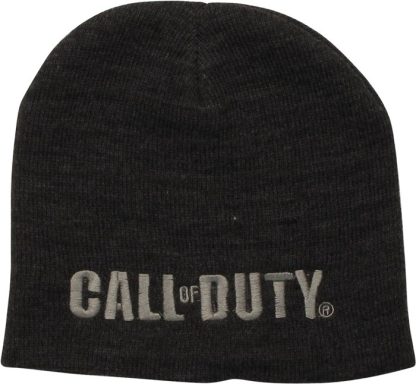 Call of Duty Name Gray Slouch Beanie
