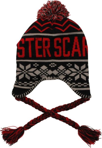 Flash Scarlet Speedster Pom Lapland Tassel Beanie - Image 2