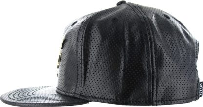 Zelda Gold Metal Logo Black Snapback Hat - Image 2
