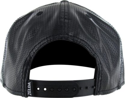 Zelda Gold Metal Logo Black Snapback Hat - Image 3