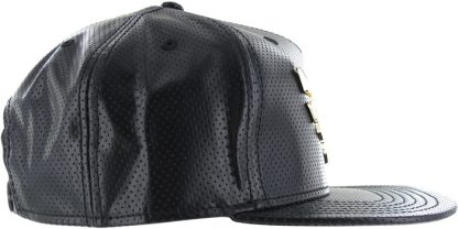 Zelda Gold Metal Logo Black Snapback Hat - Image 4