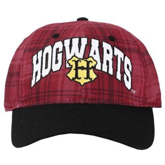 Harry Potter Hogwarts Plaid Buckle Hat