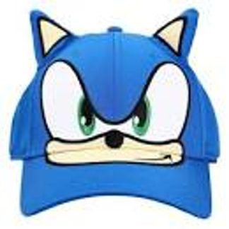 Sonic Face 3D Costume Buckle Hat