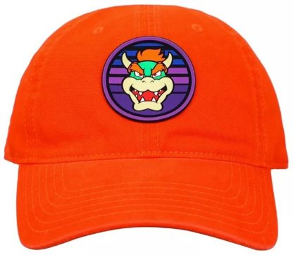 Mario Bowser Face Patch Hat