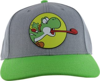 Mario Yoshi Curved Snapback Hat