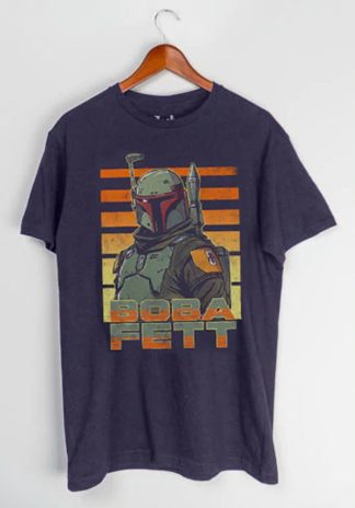 Star Wars Book Boba Fett Lines T-Shirt