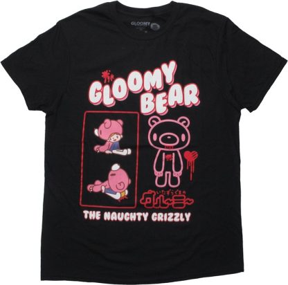 Gloomy Bear The Naughty Grizzly T-Shirt