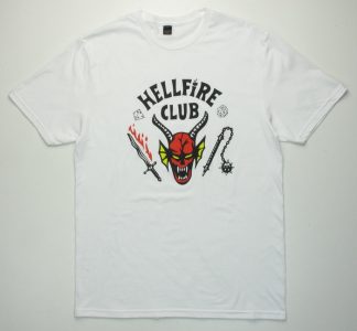 Hellfire Club Logo White T-Shirt