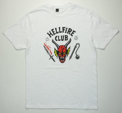 Hellfire Club Logo White T-Shirt