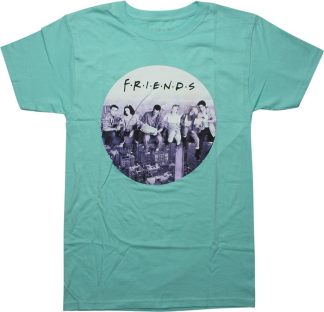 Friends Cast Overlooking City T-Shirt