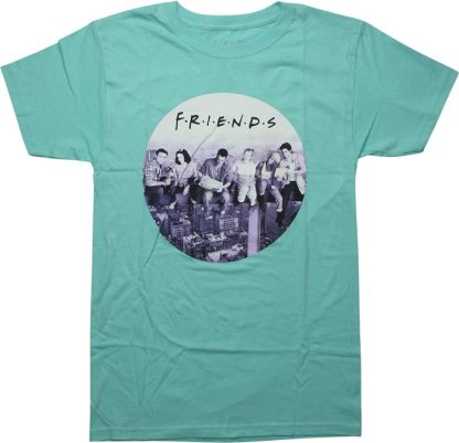 Friends Cast Overlooking City T-Shirt
