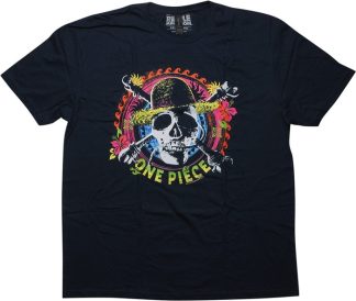 One Piece Live Neon Skull T-Shirt
