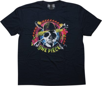 One Piece Live Neon Skull T-Shirt