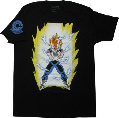 Dragon Ball Vegeta Capsule Corp T-Shirt - Image 3