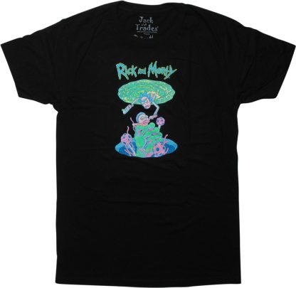 Rick And Morty Portal Grab T-Shirt