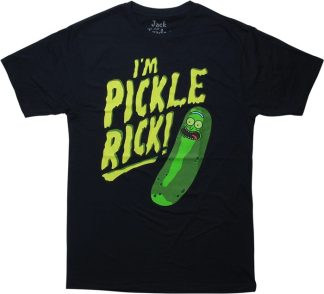 Rick And Morty Pickle Rick Blue T-Shirt