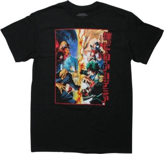 My Hero Academia Heros And Villins Clash T-Shirt