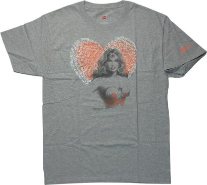 Wonder Woman Heart T-Shirt - Image 2
