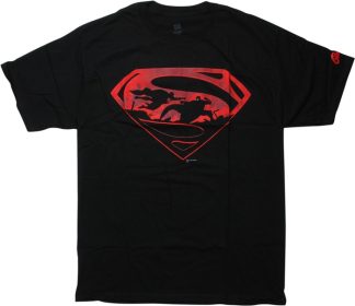 Batman v Superman Battle Symbol T-Shirt