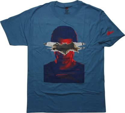 Bat V Sup Superman Torn T-Shirt - Image 2