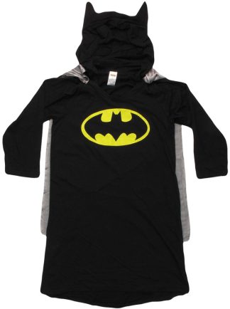 Batman Caped Hooded Junior Nightshirt Pajamas