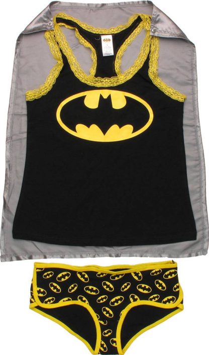 Batman Caped Tank and Briefs Junior Pajama Set - Image 2