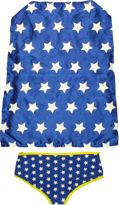 Wonder Woman Caped Tank and Briefs Junior Pajama Set - Image 3