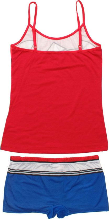 Wonder Woman Suit Cami and Shorts Junior Pajama Set - Image 3