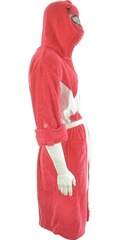 Power Rangers Red Ranger Mesh Masked Hooded Robe - Image 2