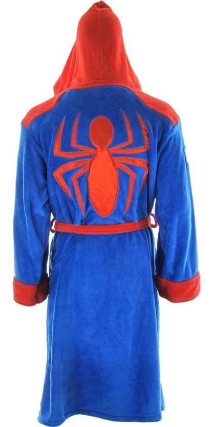 Spiderman Eyes Spider Fleece Robe - Image 3