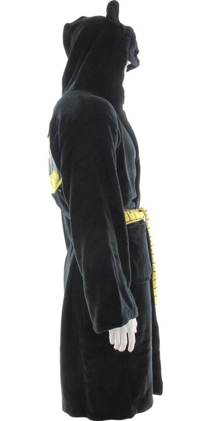 Batman Masked Hood Fleece Black Robe - Image 4