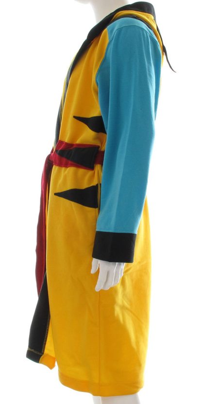 X Men Wolverine Yellow Costume Hooded Fleece Robe - Image 2