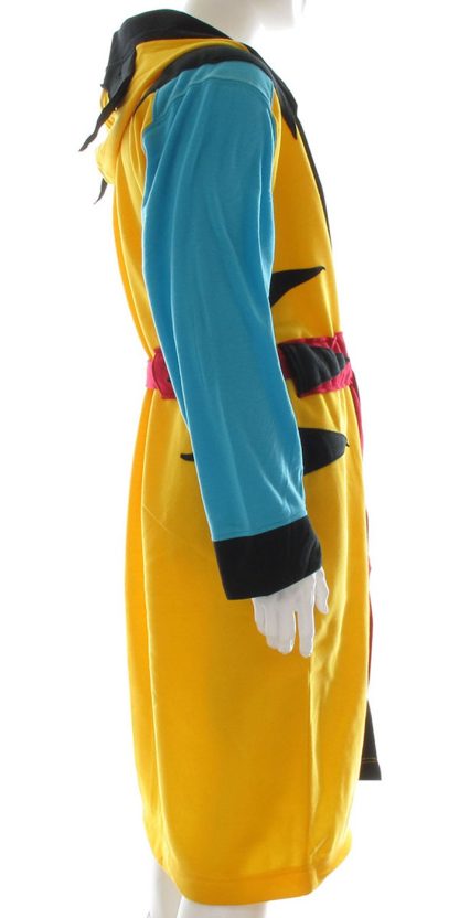 X Men Wolverine Yellow Costume Hooded Fleece Robe - Image 4