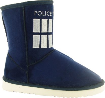 Doctor Who TARDIS Boot Slippers - Image 2