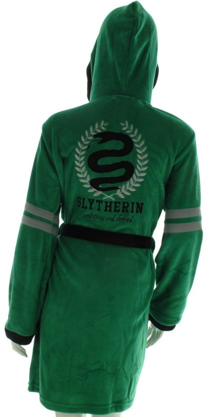 Harry Potter Slytherin Patch Fleece Juniors Robe - Image 2