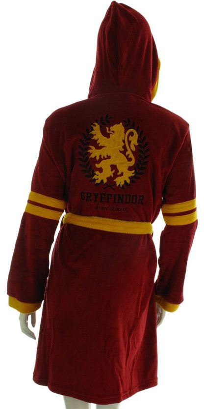 Harry Potter Brave at Heart Hooded Fleece Robe - Image 3